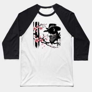 Kawaii Japanese Funny Cat Cowboy Cowgirl Meow Howdy Meowdy Baseball T-Shirt